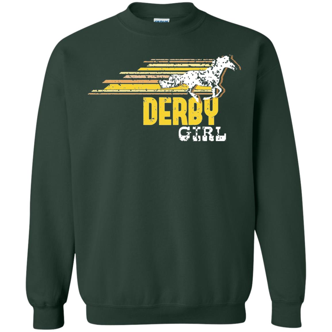 Derby Girl Derby Women Horse Race Shirt Forest Green