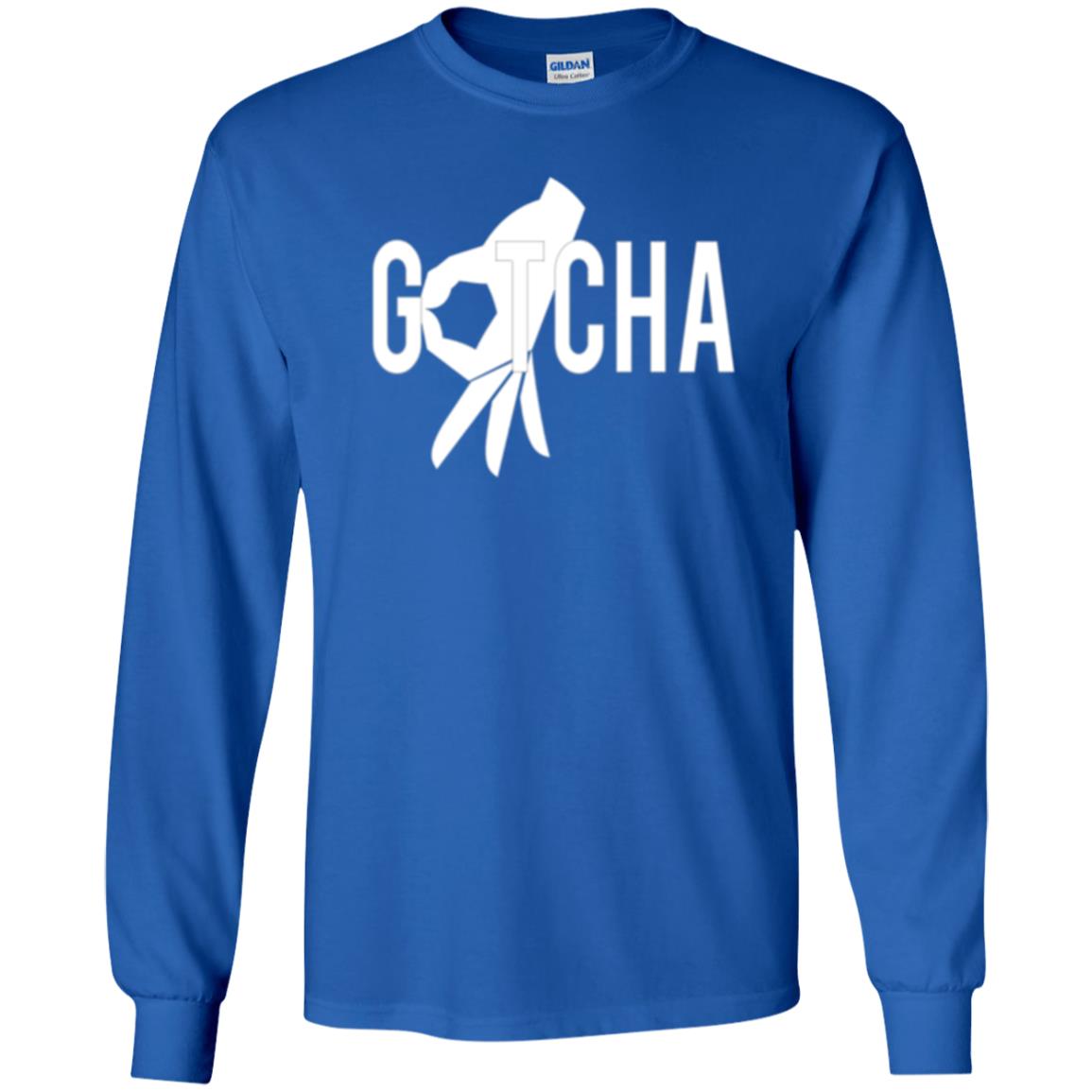 Gotcha Finger Circle Game T-shirt Royal