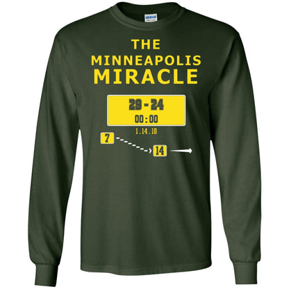 Football Lover T-shirt The Minneapolis Miracle Forest Green