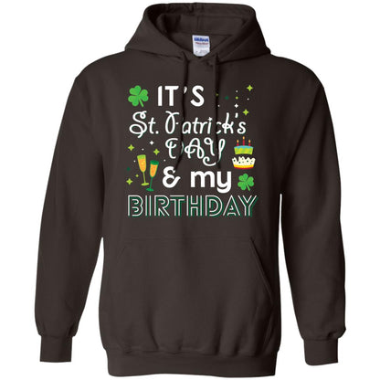 Funny My Birthday St Patricks Day Drinking T-shirt Dark Chocolate