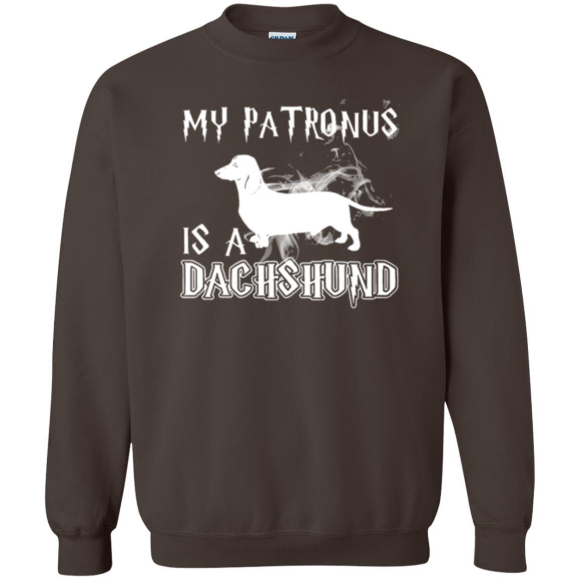 Dachshund Lover T-shirt My Patronus Is A Dachshund Dark Chocolate