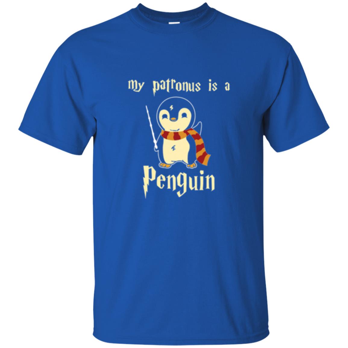 Penguin Lovers T-shirt My Patronus Is A Penguin Hot Royal