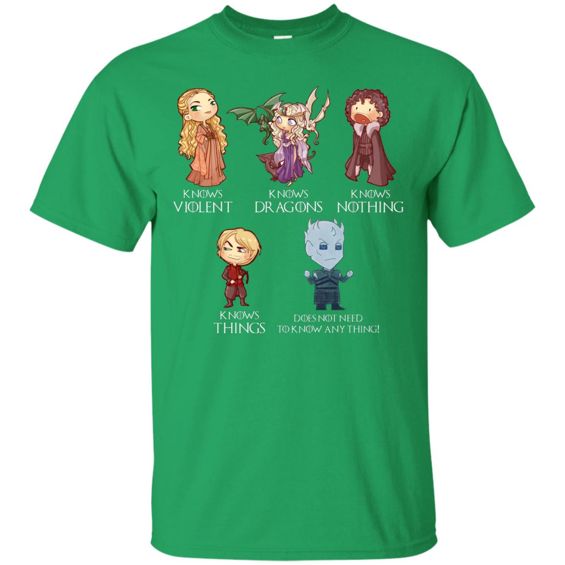 Know Something Game Of Thrones Fan T-shirt Irish Green