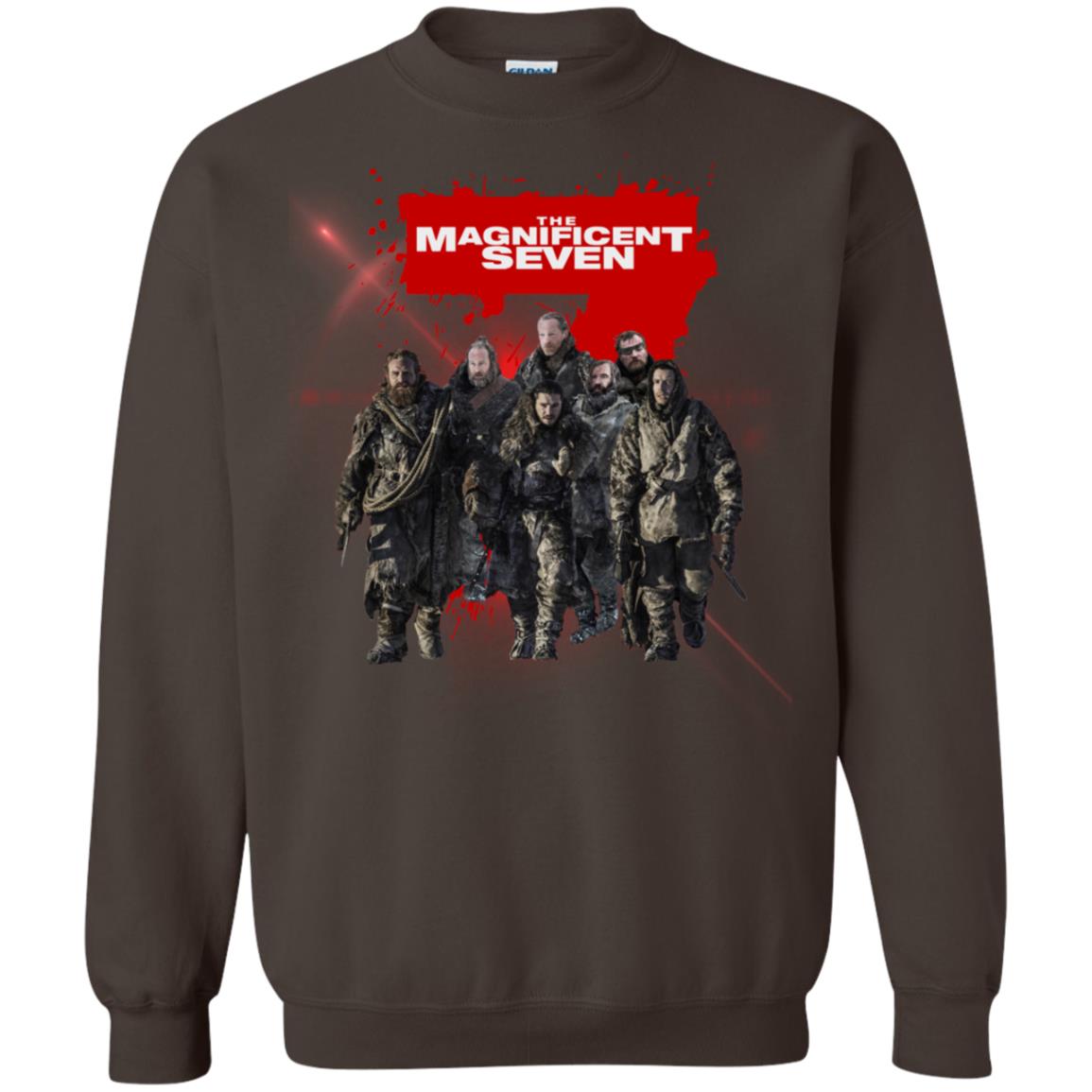 The Magnificent Seven Game Of Thrones Version T-shirt Dark Chocolate