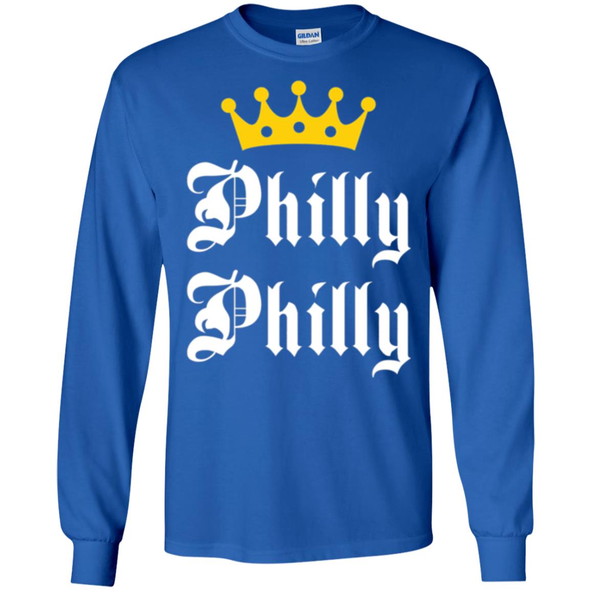 Football Lover T-shirt Philly Philly Philadelphia Football Fan Royal