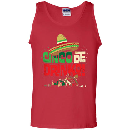 Cinco De Drinko Cinco De Mayo Drink Lover T-shirt Red