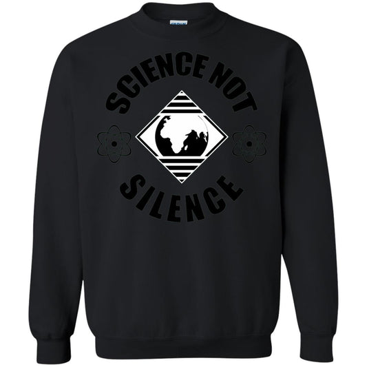 Scientist T-shirt Science Not Silence T-shirt Black