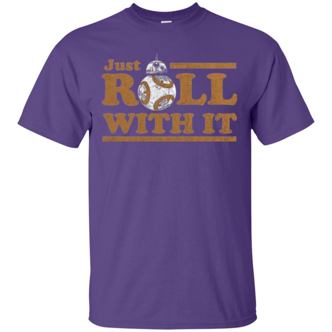 Movie T-Shirt Just Roll With You Purple