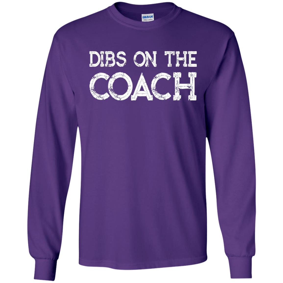 Dibs On The Coach Summer Vacation T-shirt Purple