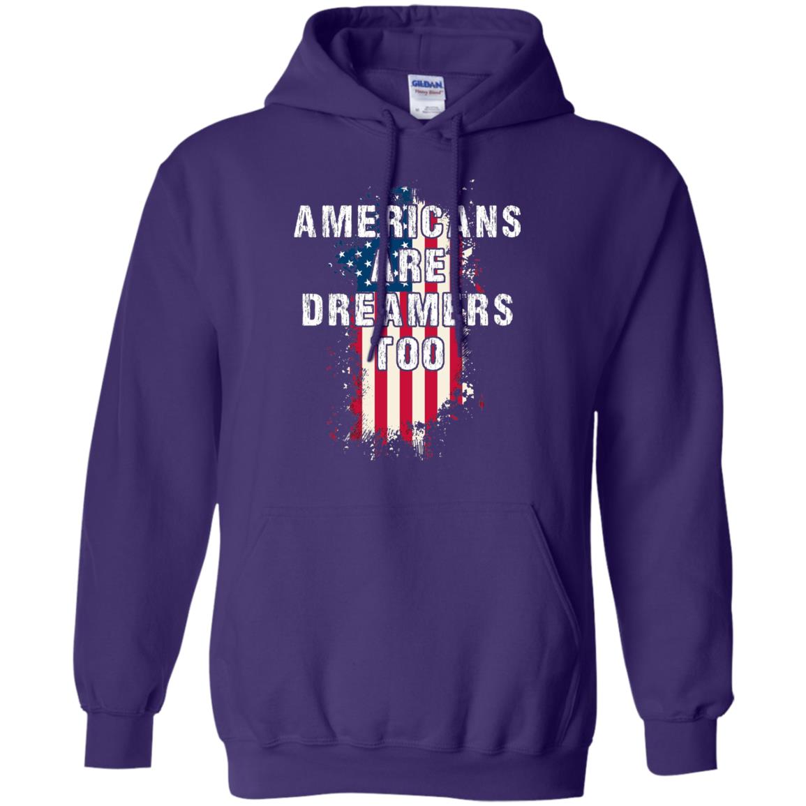 Americans Are Dreamers Too Shirt Purple
