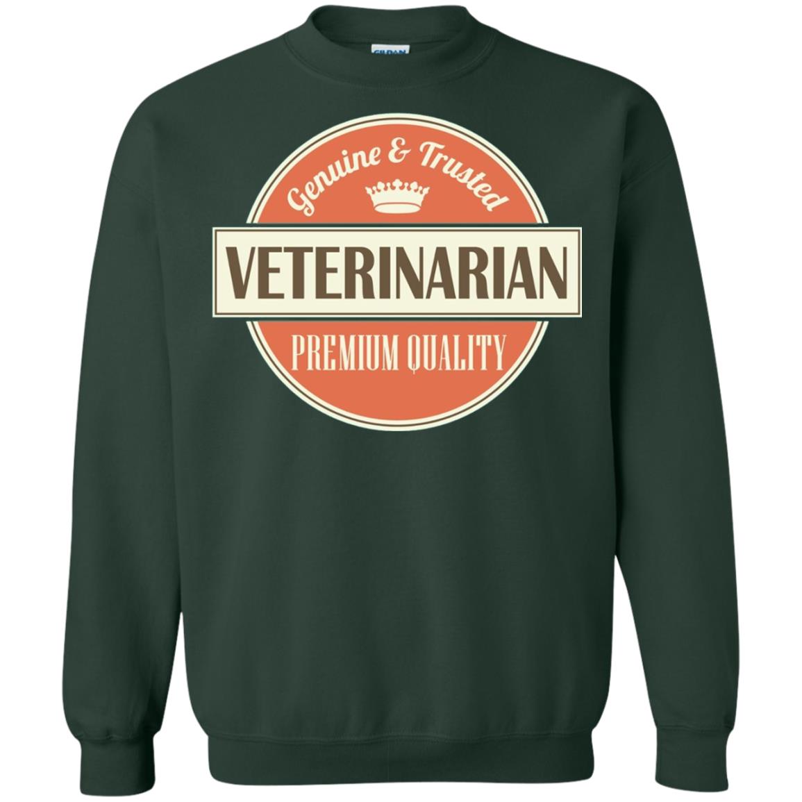 Veterinarian T-shirt Genuine And Trusted Permium Quality Forest Green
