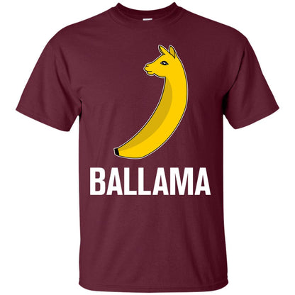Ballama Funny Summer Melon Fruit Shirt Maroon
