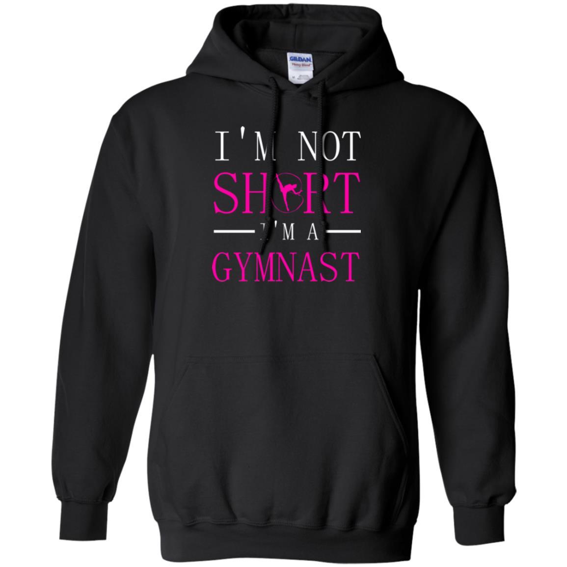 Gymer T-shirt I'm Not Short I'm A Gymnast Black
