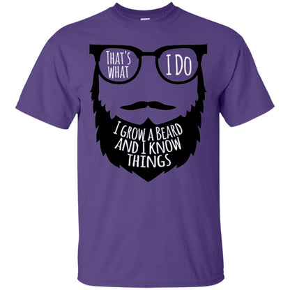 Bread Man T-shirt That_s What I Do I Growl A Bread And I Know Things Purple