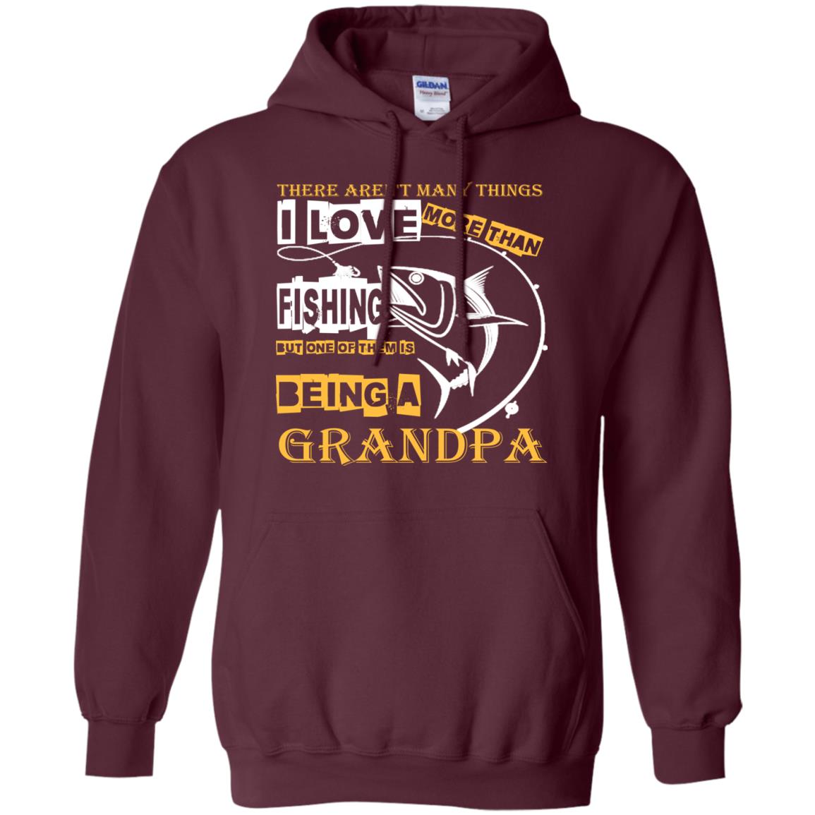 But One Of Them Is Being A Grandpa Papa T-shirt Maroon