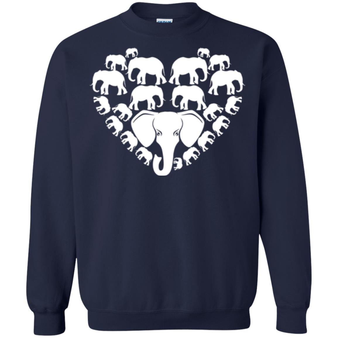 Elephant Lovers T-shirt Special Elephant Heart Navy