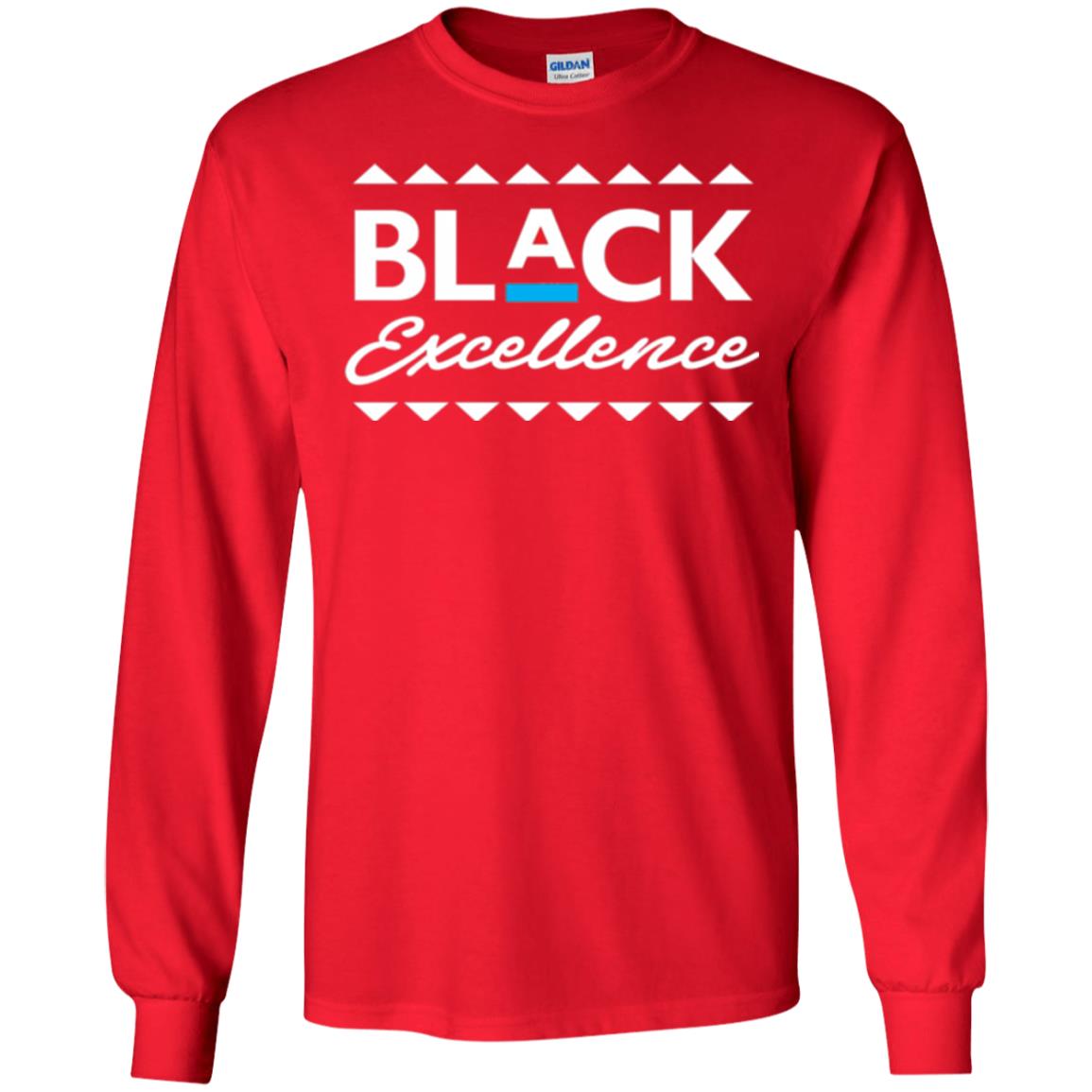 Black Excellence T-shirt Celebrating Black Pride Red