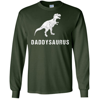 Dad T-shirt Daddysaurus Forest Green