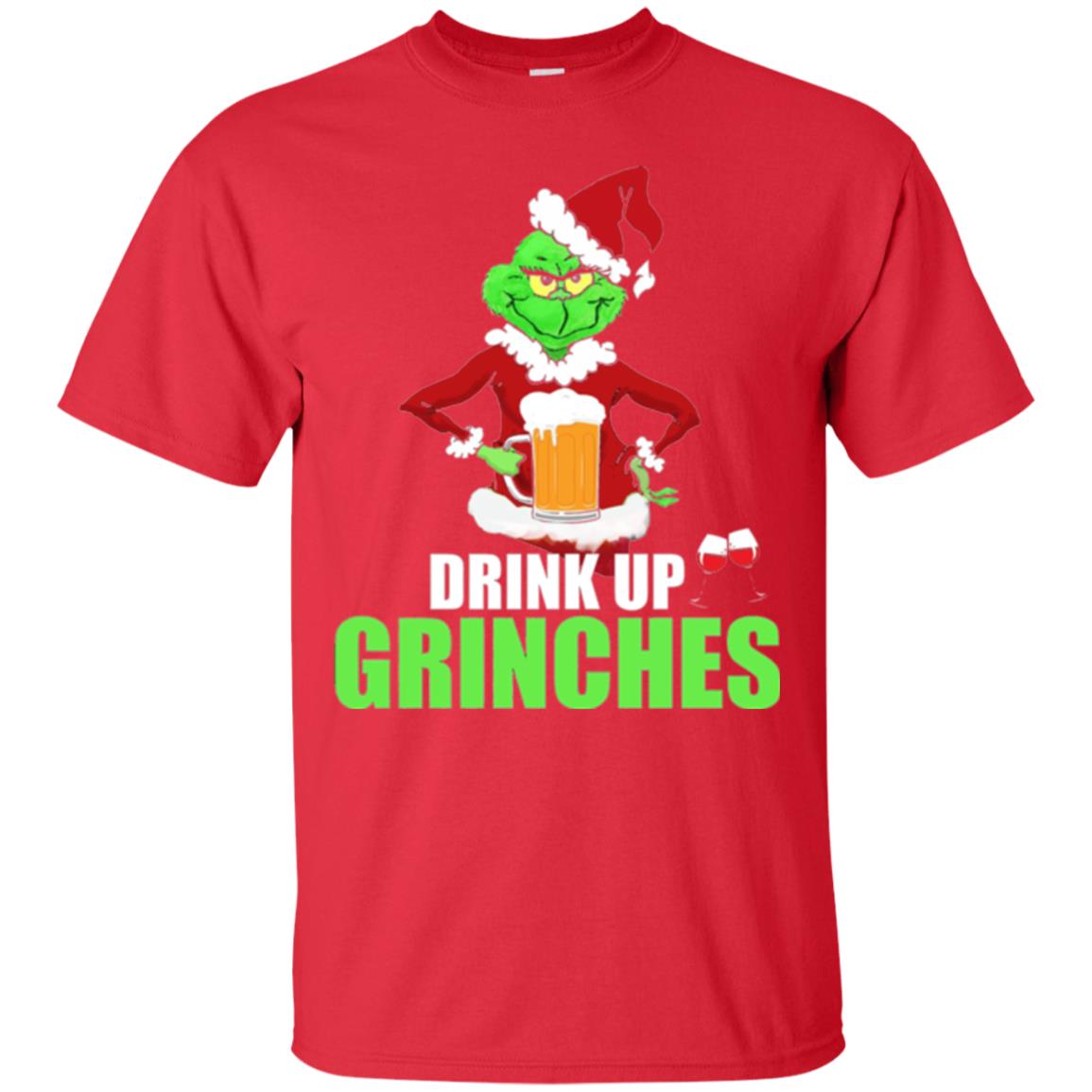 Christmas T-shirt Drink Up Grinches Red