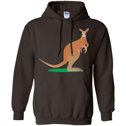 Mom Baby Kangaroo In Pouch Joey T-shirt Dark Chocolate