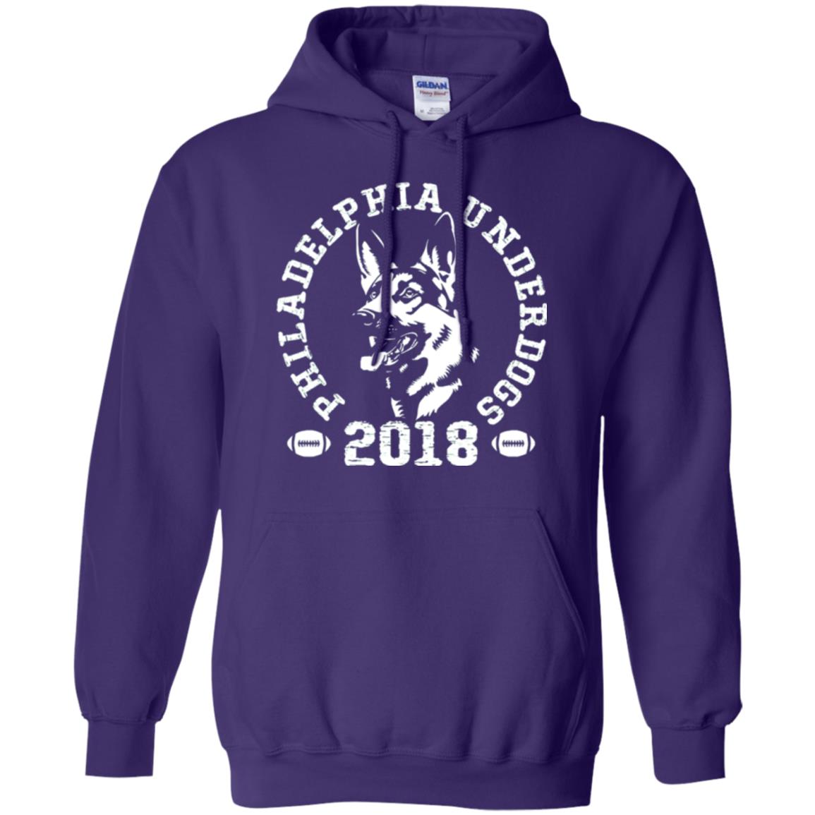 Dog Lover T-shirt Philadelphia Underdogs T-shirt Purple