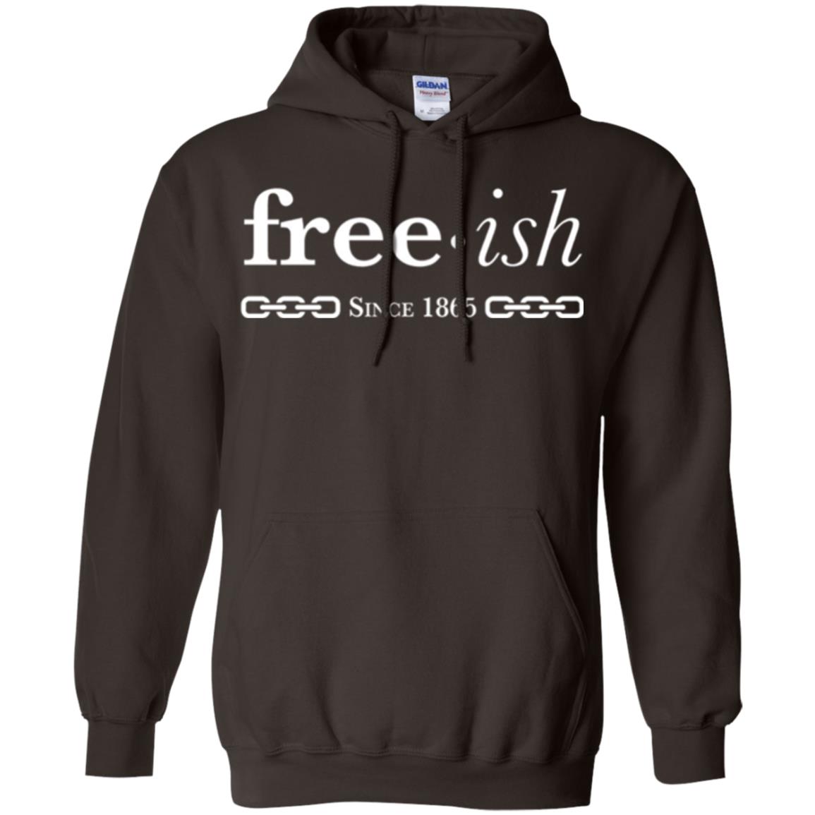 Free-ish Since 1865 Black Pride T-shirt Dark Chocolate