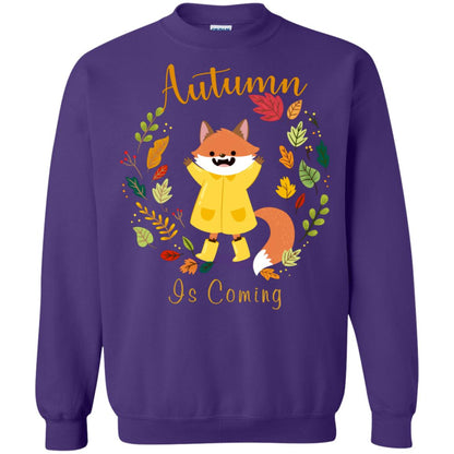 Autumn Is Coming Shirt Purple