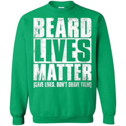Beared Men T-shirt Beared Lives Matter Irish Green