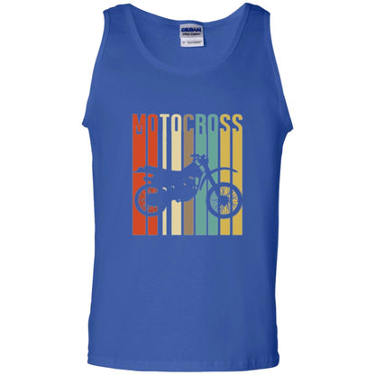 Dirt Bike Silhouette T-shirt Cool Vintage Motocross Royal