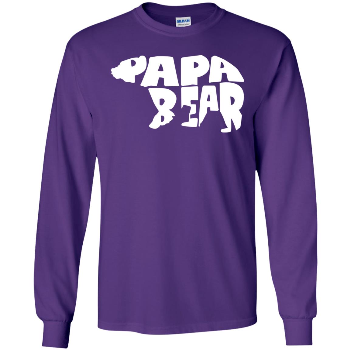 Bear Papa Shirt Purple