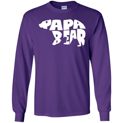 Bear Papa Shirt Purple