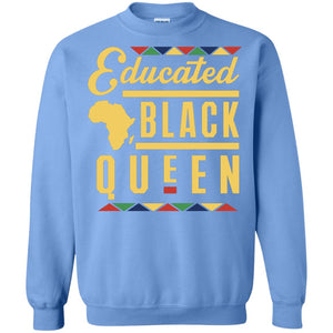 African American T-shirt Educated Black Queen