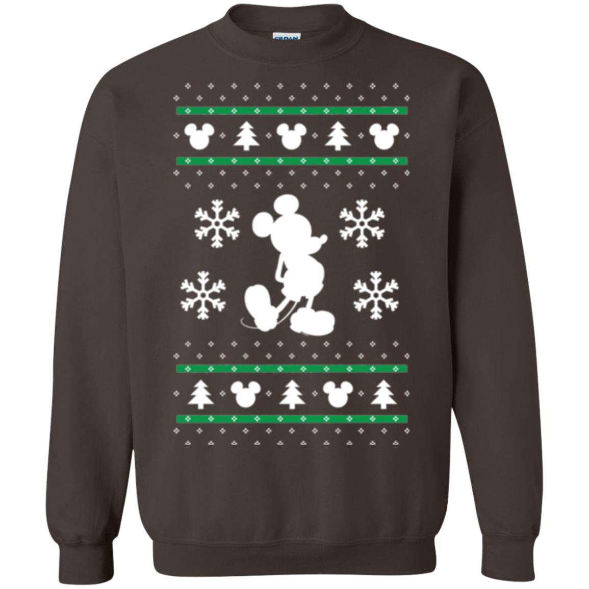 Christmas T-shirt Mickey Mouse Dark Chocolate