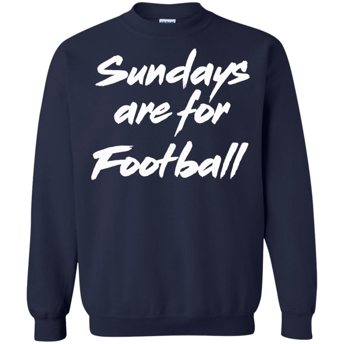 Football Lover T-shirt Sundays Are For Football Navy