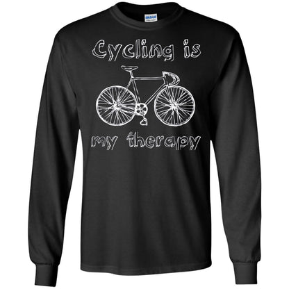 Cycling Is My Therapy Spin Class T-shirt Black