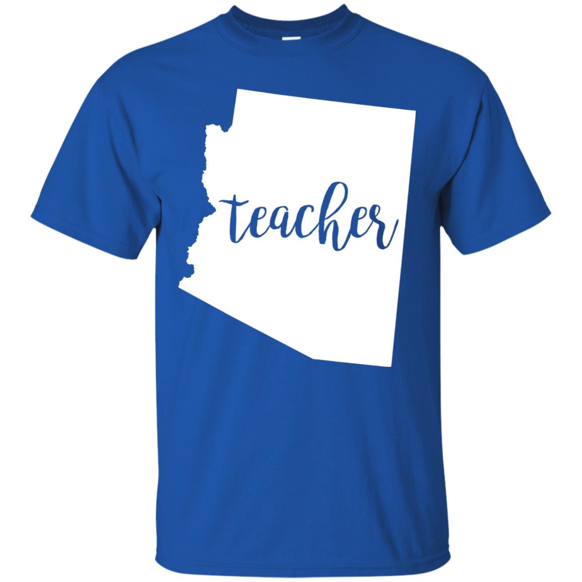 Arizona Teacher Home State Back To School Shirt Royal