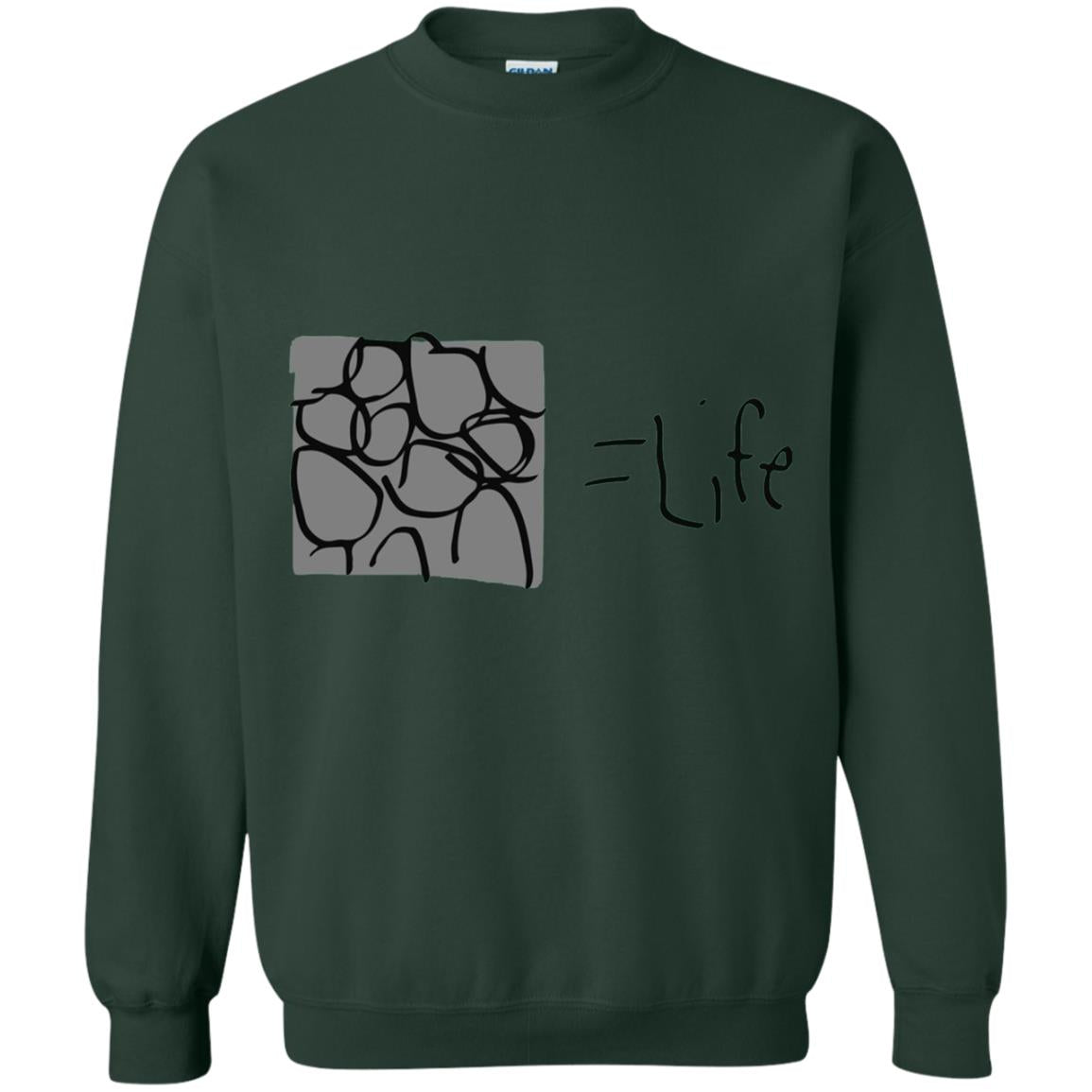 Cobblestone Equals Life Video Game Gamers Shirt Forest Green