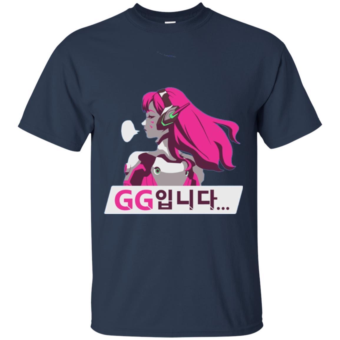 Overwatch D. Va Gg Spray T-shirt Navy