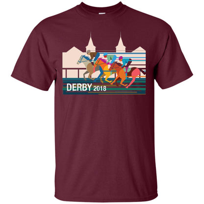Kentucky Horse Racing Derby Day 2018 Shirt Maroon