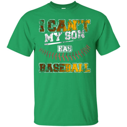Baseball Mom Dad Shirt I Cant My Son Has Baseball Irish Green
