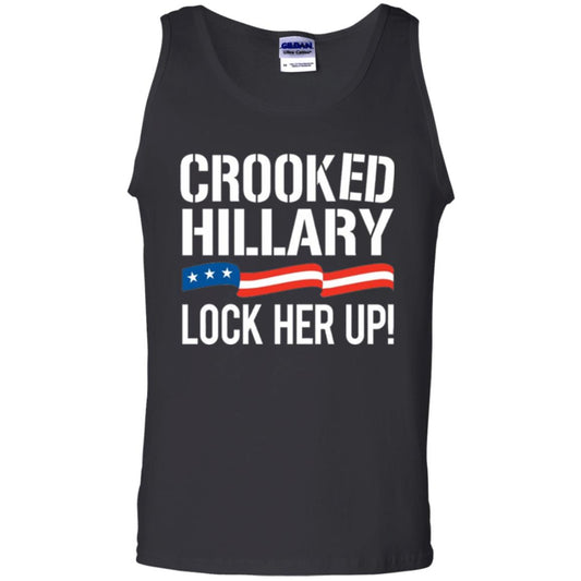 Crooked Hillary Lock Her Up T-shirt Black