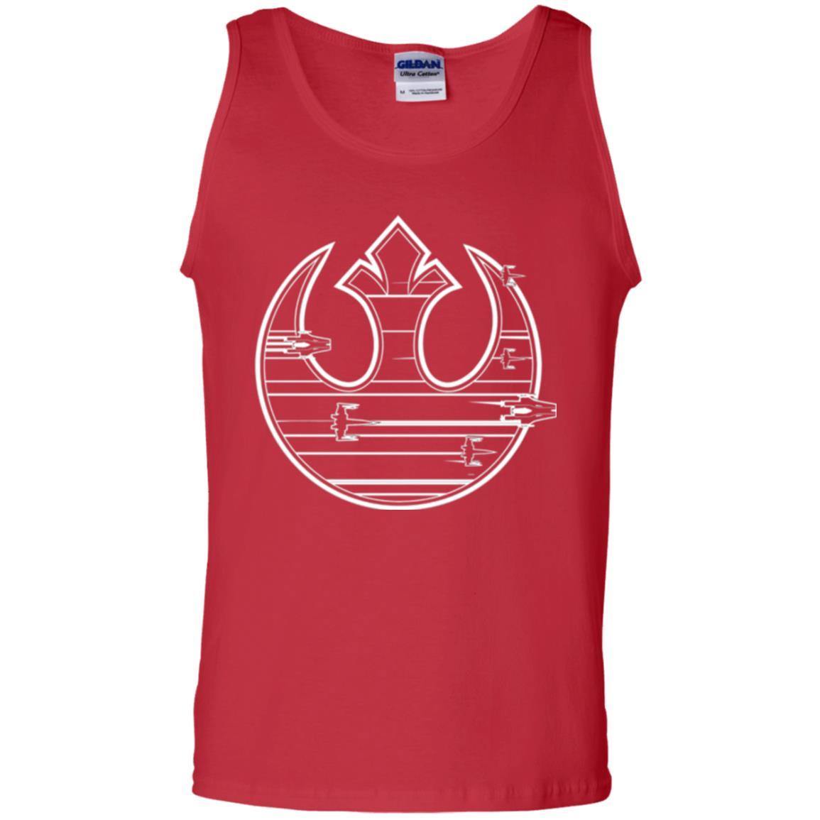 Film T-shirt Last Jedi Rebel Resistance Ship Logo Red