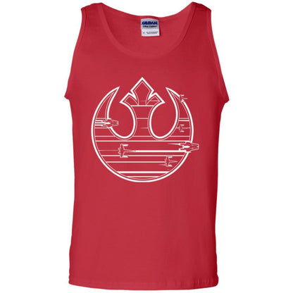 Film T-shirt Last Jedi Rebel Resistance Ship Logo Red
