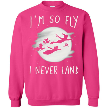 Film T-shirt Peter Pan So Fly Moon Silhouette Graphic Heliconia