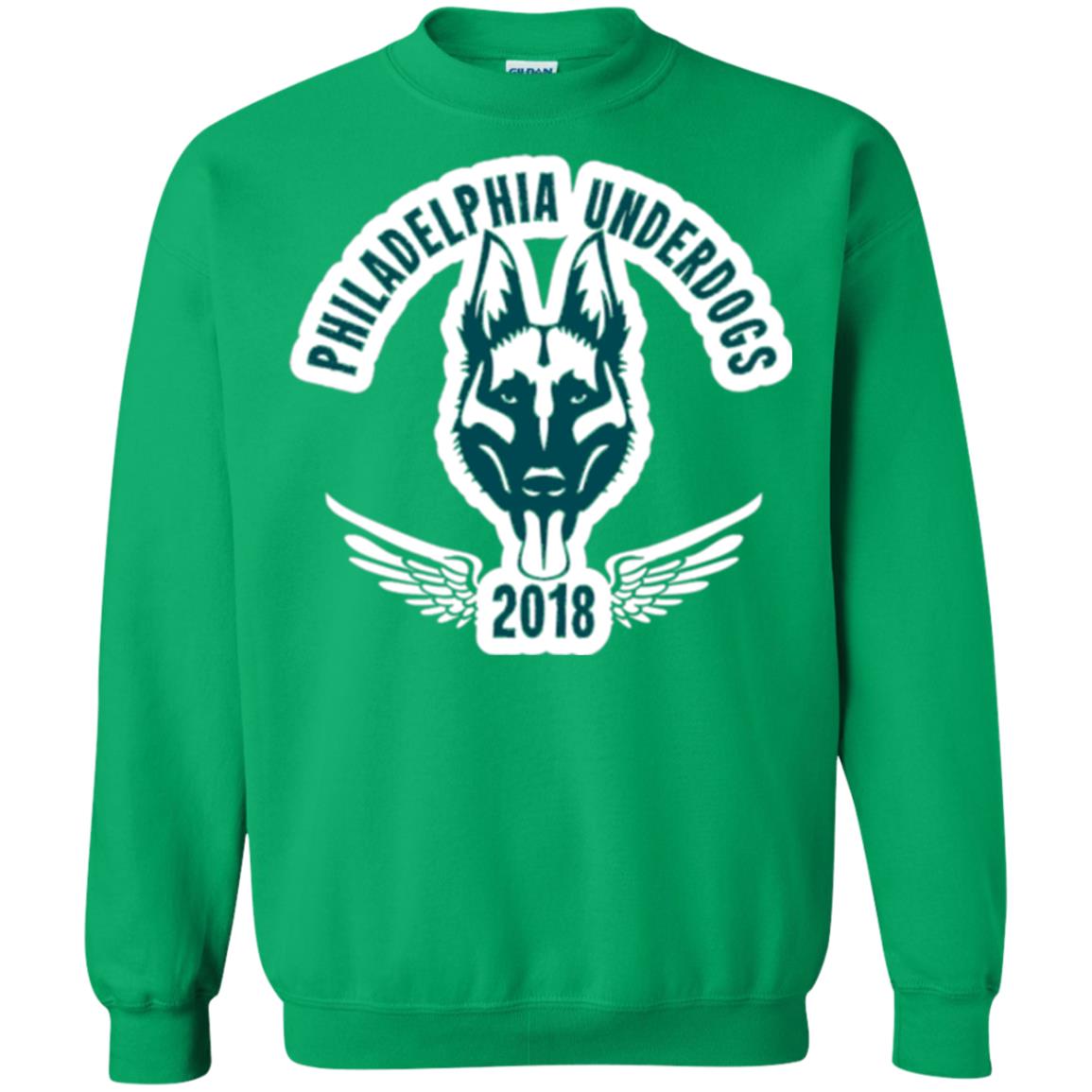 Dog Lover T-shirt Philadelphia Underdogs Irish Green