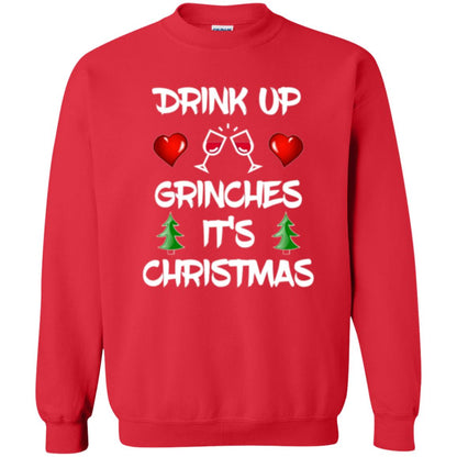 Christmas T-shirt Drink Up Grinches It_s Christmas Red