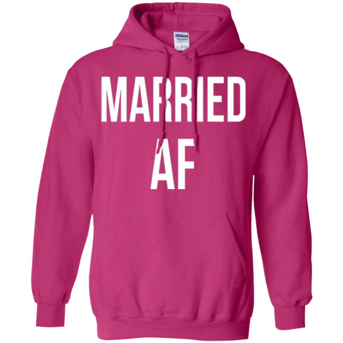 Married Af Funny T-shirt Heliconia