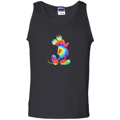 Cartoon T-shirt Tie-dye Mickey Mouse T-shirt Black