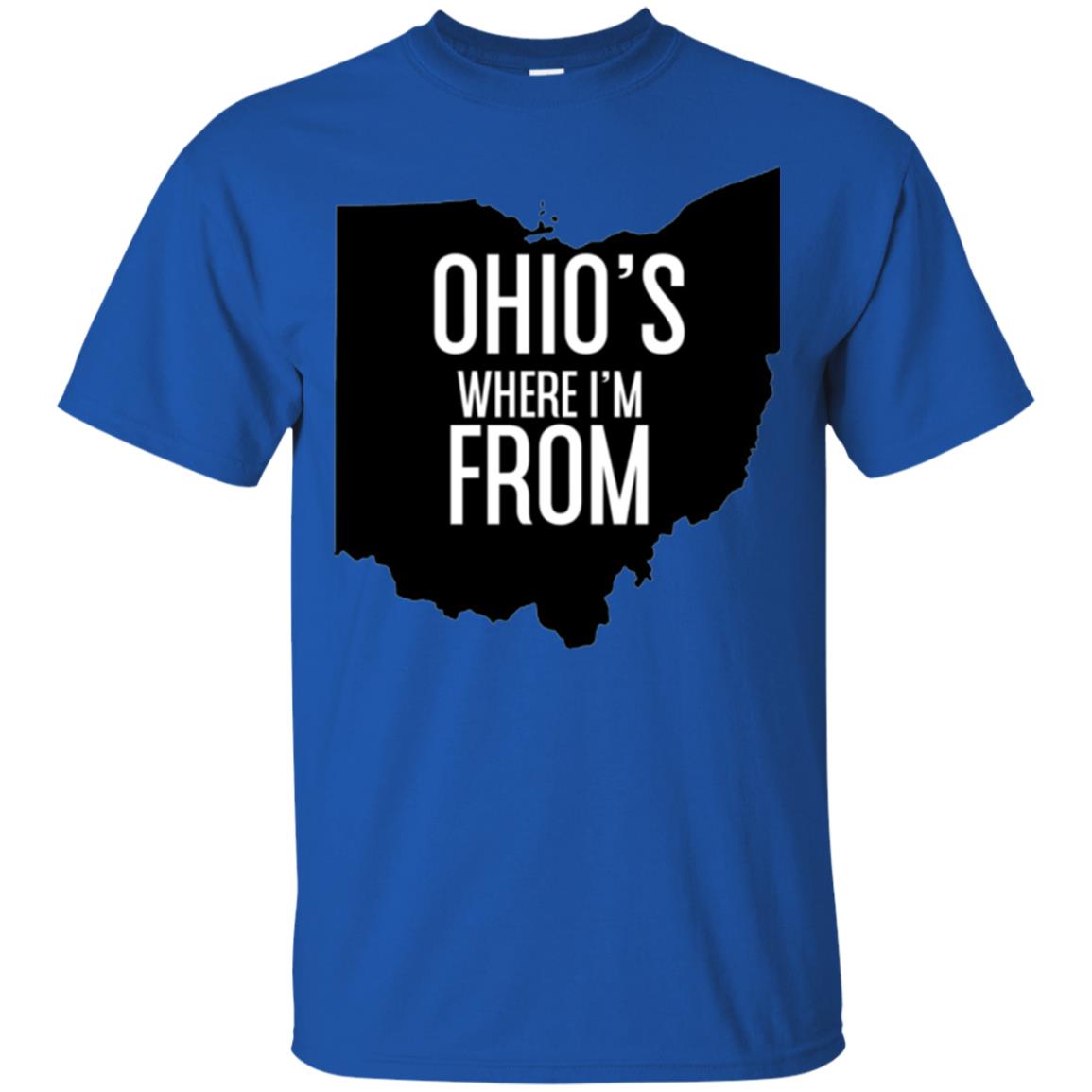 Ohio T-shirt Where I_m From Royal