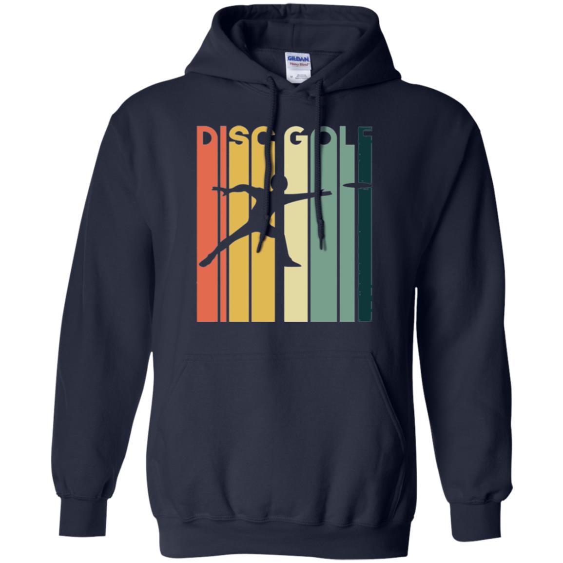 Disc Golf Retro Vintage T-shirt Navy